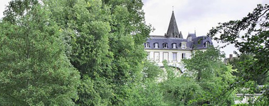 A St gervais, la maison vue du parc d'Assise