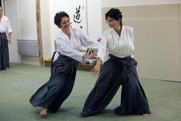 Pratique à deux du kinomichi