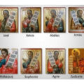 Mosaiques les 12 prophètes