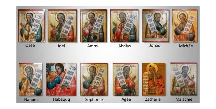 Mosaiques les 12 prophètes