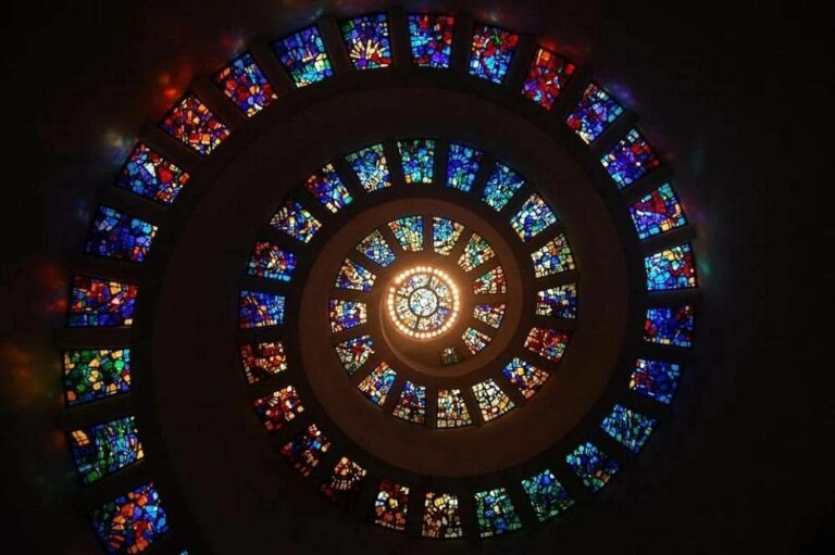 spirale vitrail