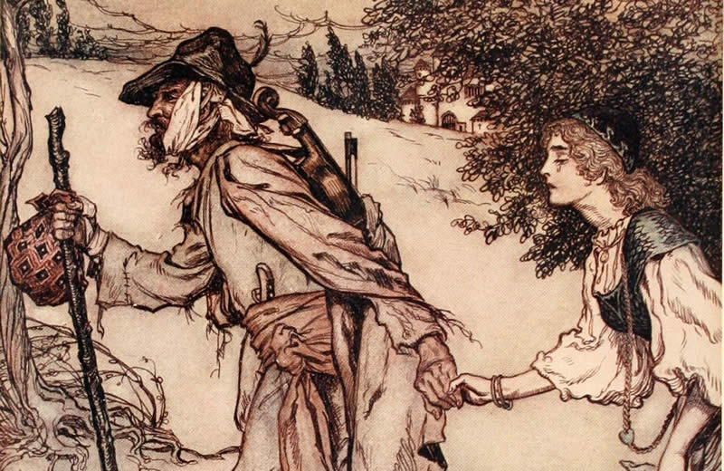 illustration conte le roi bec de grive - thérapie par le conte