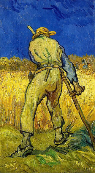 Le Moissonneur-Vincent-van-gogh